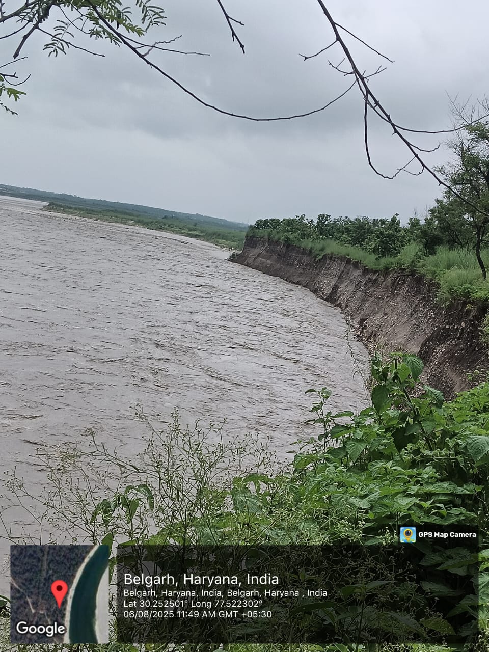 यमुना में उफान से मांडेवाला जंगल का 10 एकड़ से अधिक हिस्सा पानी में बहा, कटाव अब भी लगातार जारी
