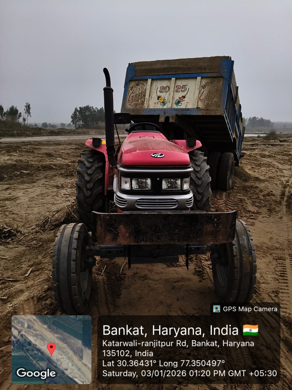 एनफोर्समेंट ब्यूरो की टीम ने अवैध खनन करते हुए दो ट्रैक्टर-ट्रालियों को किया काबू, किए सीज