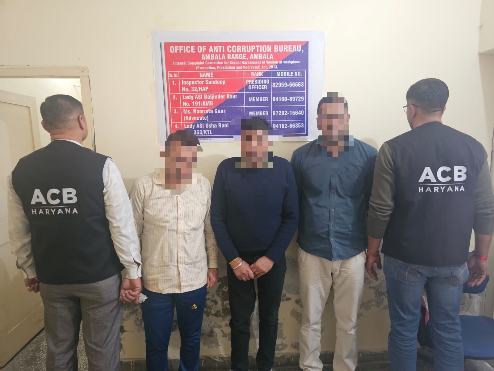 रिश्वतखोरी पर बड़ी कार्रवाई : पब्लिक हेल्थ विभाग के तीन कर्मचारी गिरफ्तार