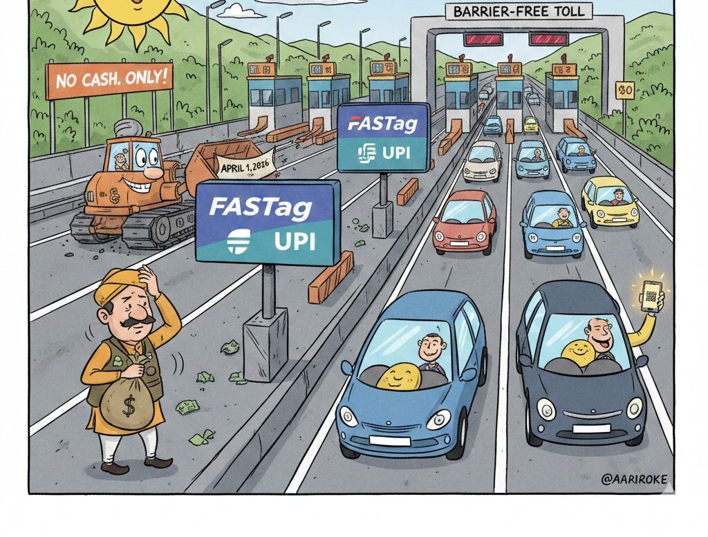टोल प्लाजा पर कैश को ‘नो-एंट्री’: डिजिटल पेमेंट अनिवार्य करने की तैयारी