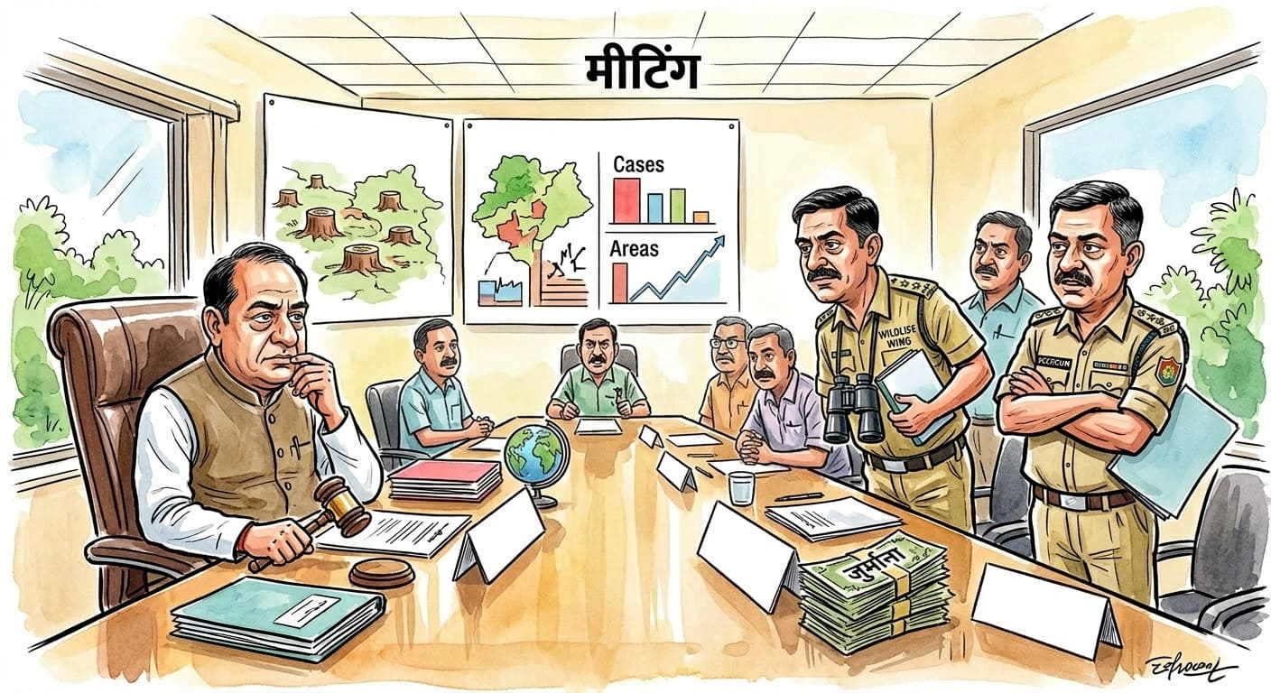 आसरेवाली अवैध कटान मामला: 50 में से 38 कटान मामले जुर्माने में निपटे, वाइल्ड लाइफ विंग ने उठाए गंभीर सवाल