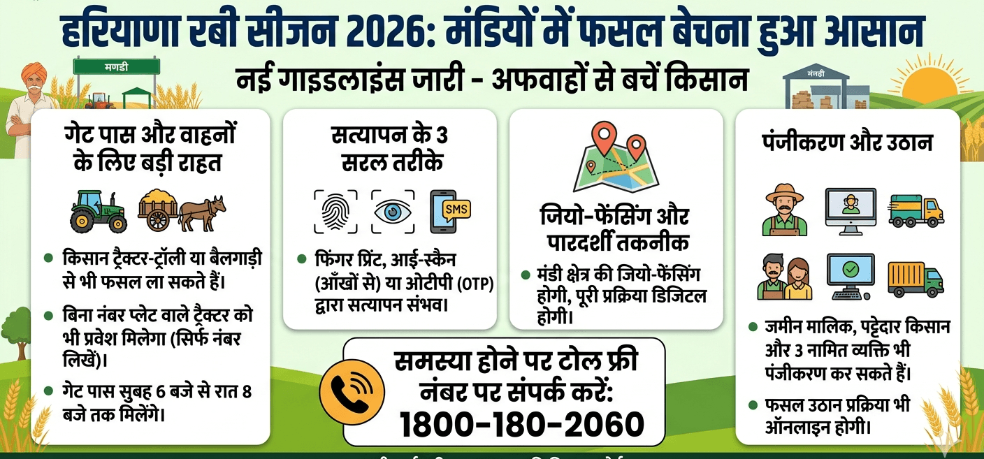 मंडियों में पारदर्शिता लाने का प्रयास: तकनीकी व्यवस्था लागू होने से फसल बेचना होगा आसान