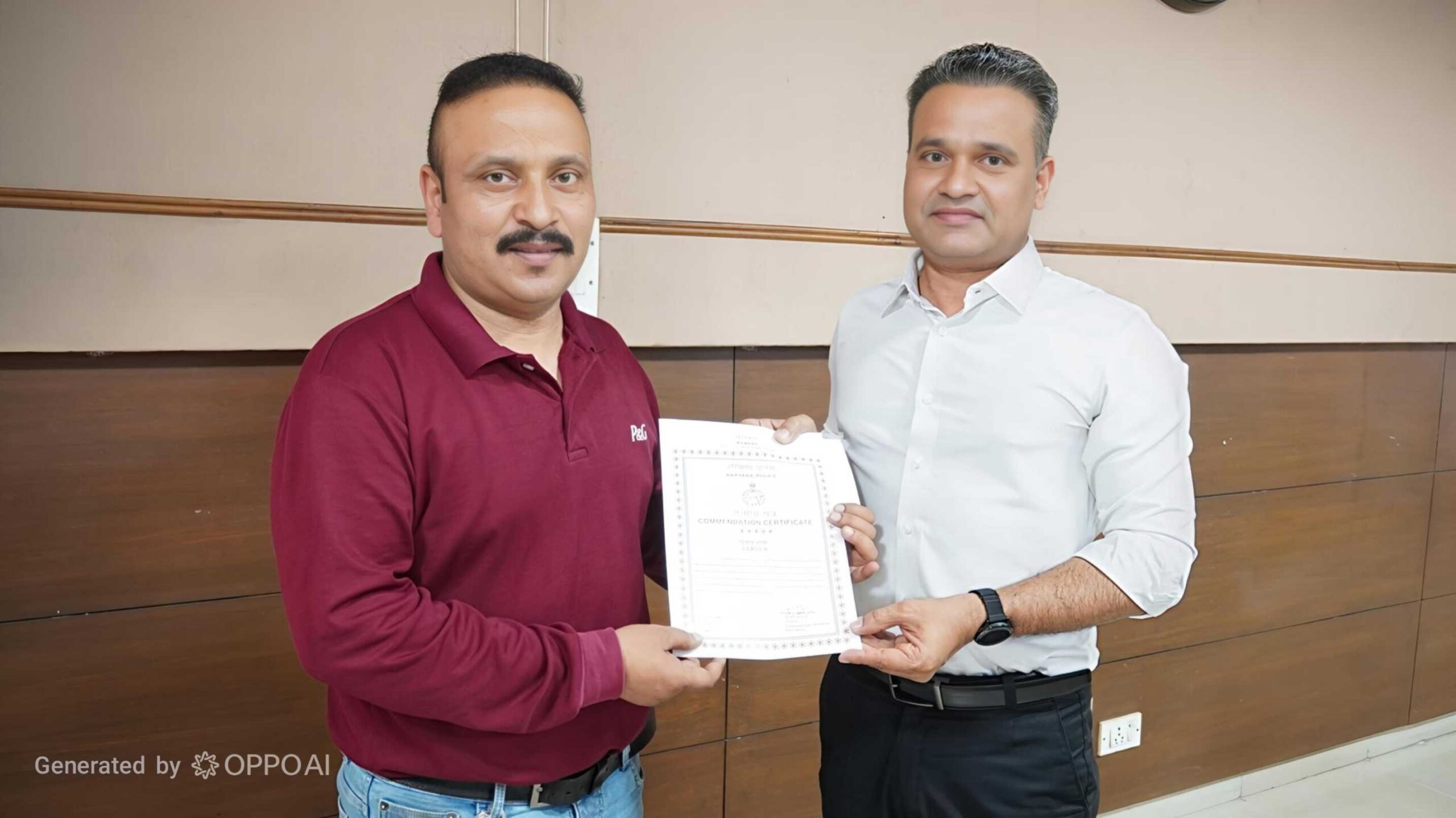 जान की परवाह किए बिना उफनती नदी में उतरकर 12 वर्षीय बच्चे और बकरी की जान बचाने वाले युवक को पंचकूला पुलिस कमिश्नर ने किया सम्मानित